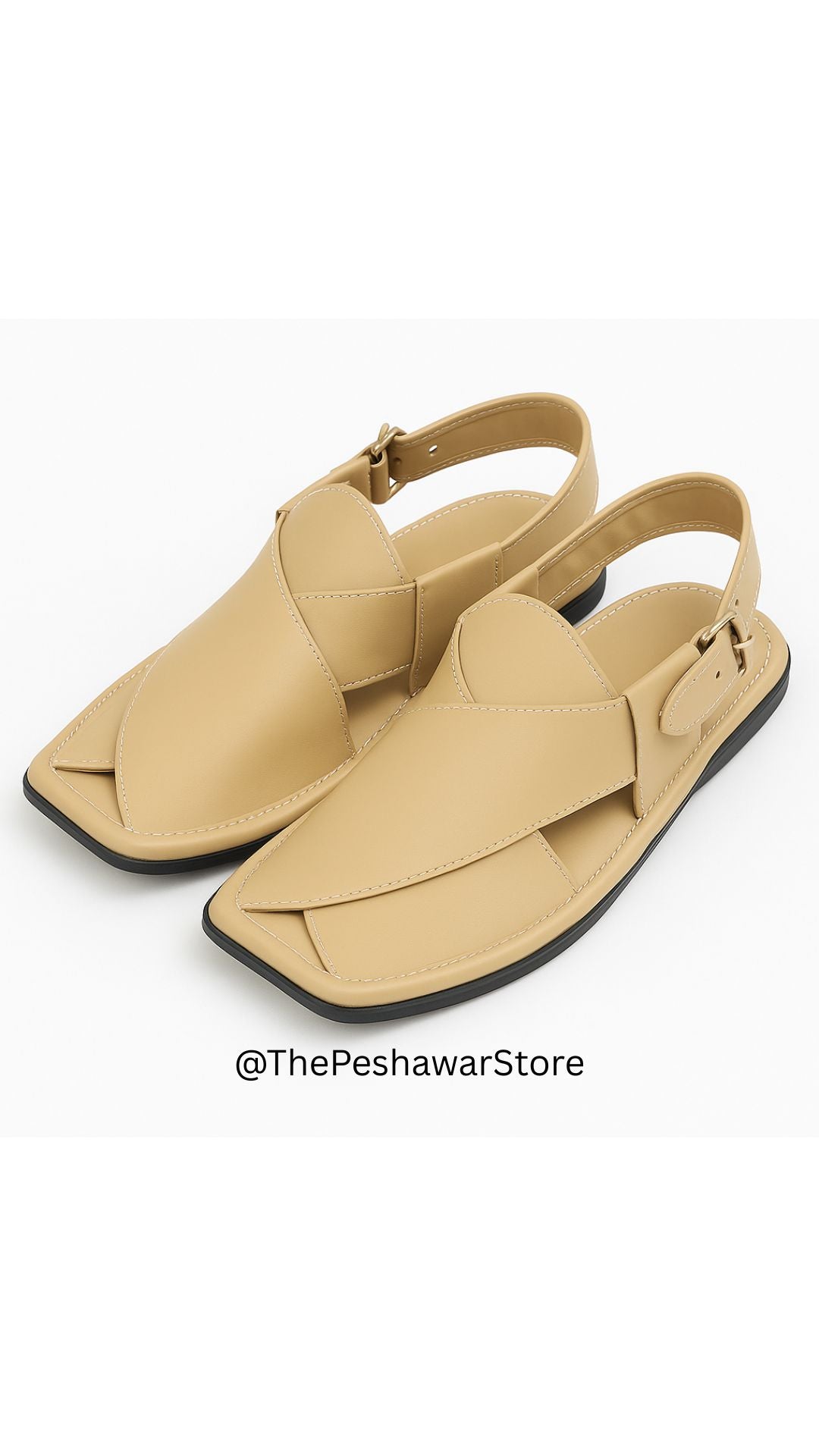 Classic Zalmi Chappal - Caramel Yellow
