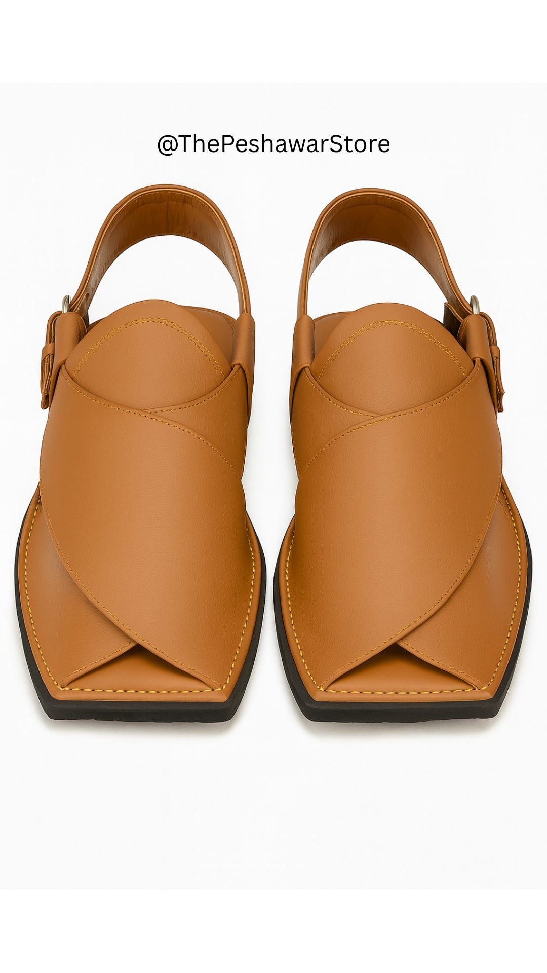 Classic Zalmi Chappal - Rust Brown