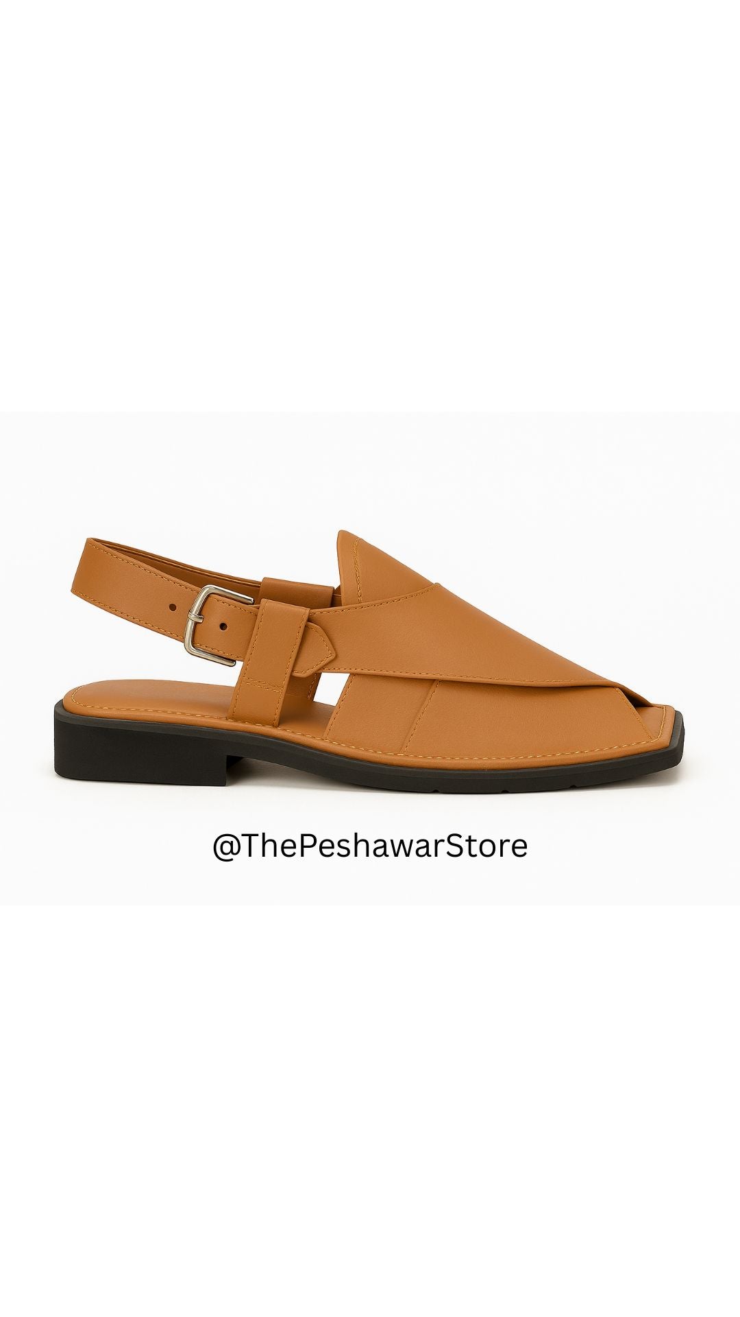 Classic Zalmi Chappal - Rust Brown
