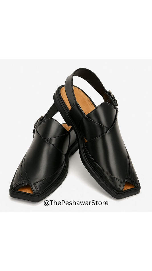 Peshawar Zalmi Chappal - Black
