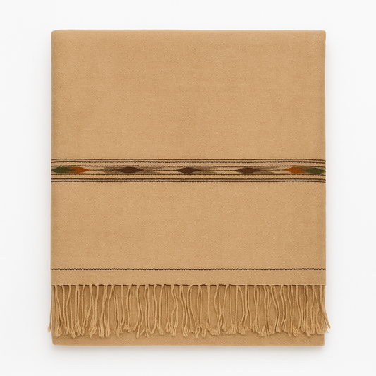 Peshawari Shawl For Men - Beige